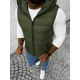 Tumši zaļa veste ar Nanor kapuci JS/M805/136 - Vīriešiem Tumši zaļa veste ar Nanor kapuci JS/M805/136