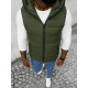 Tumši zaļa veste ar Nanor kapuci JS/M805/136 - Vīriešiem Tumši zaļa veste ar Nanor kapuci JS/M805/136