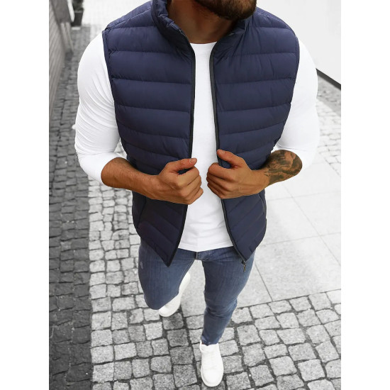 Vīriešu veste tumši zilā krāsā Mira JS/M711/215 - Rīcība Vīriešu veste tumši zilā krāsā Mira JS/M711/215