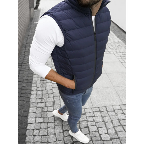 Vīriešu veste tumši zilā krāsā Mira JS/M711/215 - Rīcība Vīriešu veste tumši zilā krāsā Mira JS/M711/215