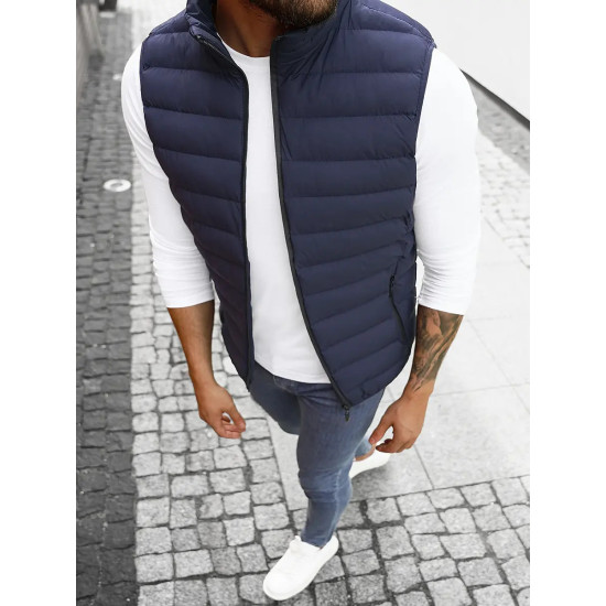 Vīriešu veste tumši zilā krāsā Mira JS/M711/215 - Rīcība Vīriešu veste tumši zilā krāsā Mira JS/M711/215