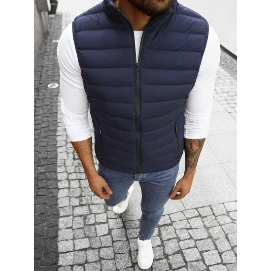 Vīriešu veste tumši zilā krāsā Mira JS/M711/215 - Rīcība Vīriešu veste tumši zilā krāsā Mira JS/M711/215