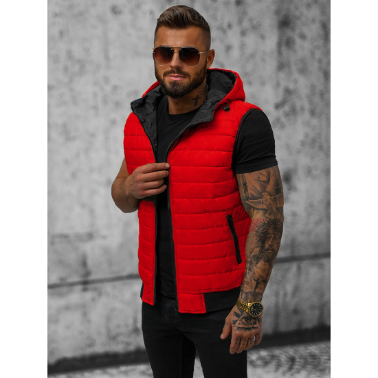 Sarkana vīriešu veste Minel JS/MY88Z - Vīriešiem Sarkana vīriešu veste Minel JS/MY88Z