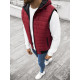 Men's burgundy vest Minel JS/MY88Z - Action Men's burgundy vest Minel JS/MY88Z