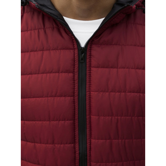 Men's burgundy vest Minel JS/MY88Z - Action Men's burgundy vest Minel JS/MY88Z