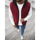 Men's burgundy vest Minel JS/MY88Z - Action Men's burgundy vest Minel JS/MY88Z