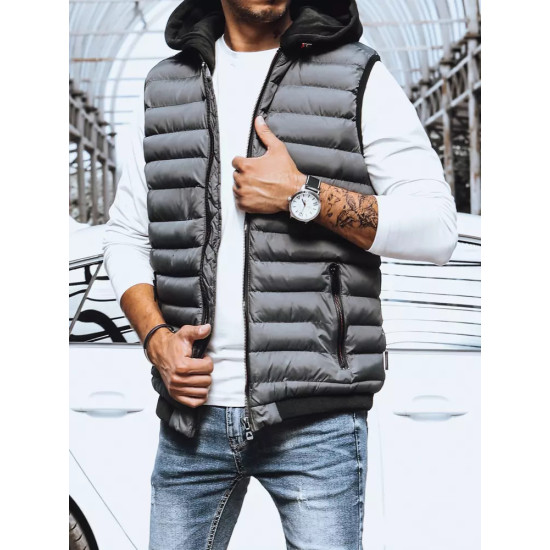 Veste vīriešiem pelēka Arova TX4093 - Vīriešiem Veste vīriešiem pelēka Arova TX4093