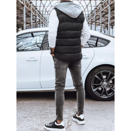 Vīriešu melna veste Doger TX3936z - Vīriešiem Vīriešu melna veste Doger TX3936z