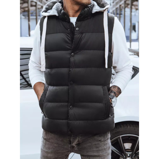 Vīriešu melna veste Doger TX3936z - Vīriešiem Vīriešu melna veste Doger TX3936z
