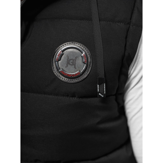 Vīriešu melna veste Inker JS/84M3028/392 - Vīriešiem Vīriešu melna veste Inker Vestes