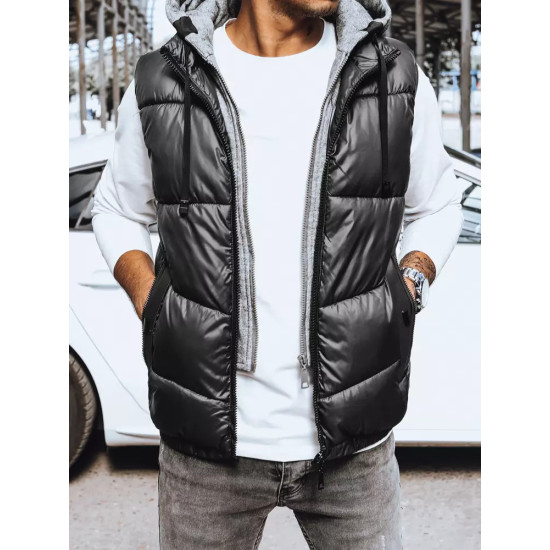 Vīriešu melna veste Viko TX4142 - Vīriešiem Vīriešu melna veste Viko TX4142