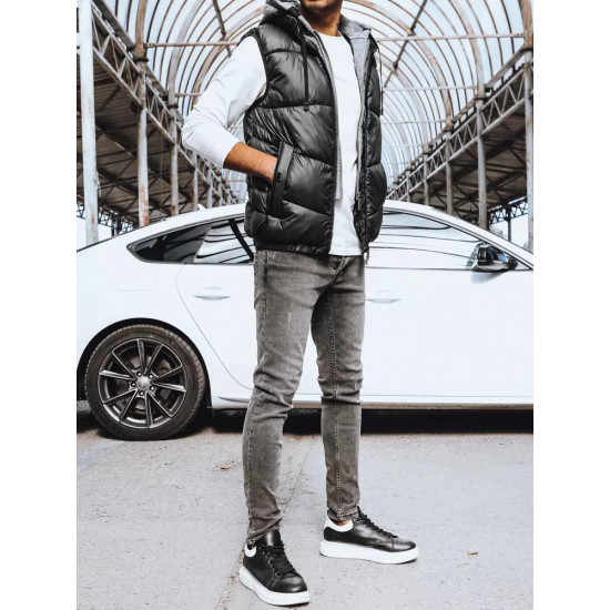 Vīriešu melna veste Viko TX4142 - Vīriešiem Vīriešu melna veste Viko TX4142