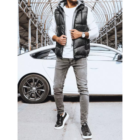 Vīriešu melna veste Viko TX4142 - Vīriešiem Vīriešu melna veste Viko TX4142