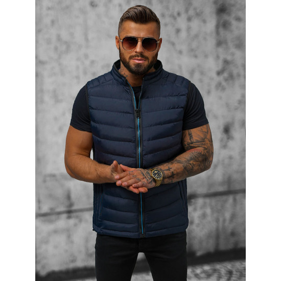 Vīriešu tumši zila veste Piko N/7133 - Vīriešiem Vīriešu tumši zila veste Piko N/7133