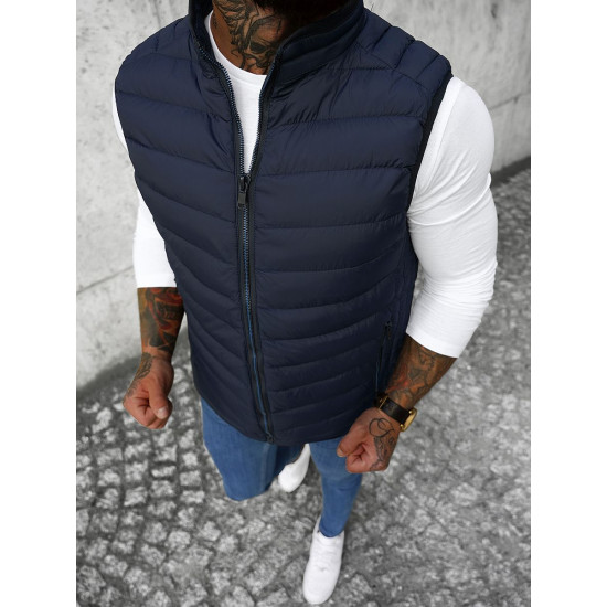 Vīriešu tumši zila veste Piko N/7133 - Vīriešiem Vīriešu tumši zila veste Piko N/7133