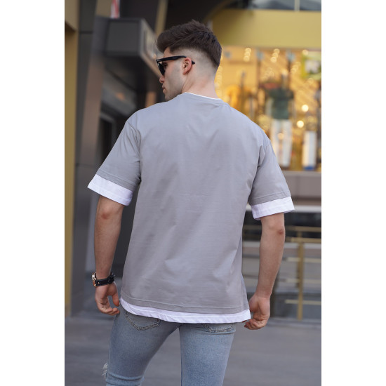 Pelēks vīriešu t-krekls Zulu PK5802 - T-krekls Pelēks vīriešu t-krekls Zulu PK5802 Premium