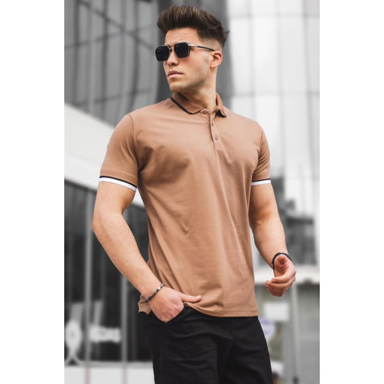 Vīriešu brūns krekls Duane PK5834 - T-krekls Vīriešu brūns krekls Duane PK5834 Premium