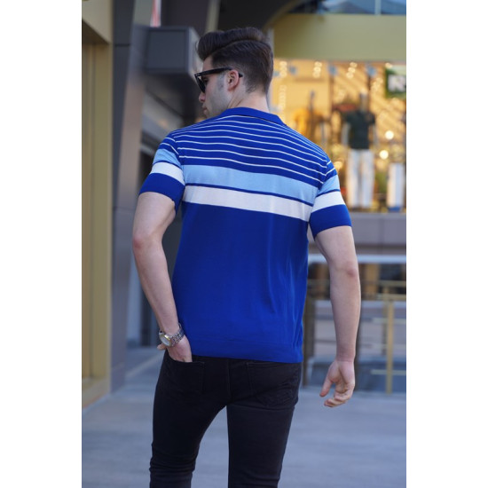 Vīriešu zils T-krekls PK5732 - T-krekls Vīriešu zils T-krekls PK5732 Premium