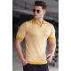 Dzeltens/balts vīriešu T-krekls Hippie PK5077 - T-krekls Dzeltens/balts vīriešu T-krekls Hippie PK5077 Premium