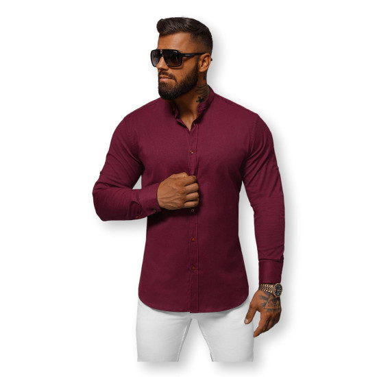 Bordo elegants krekls Oner O/V57 - Vīriešiem Bordo elegants krekls Oner O/V57