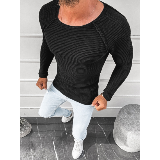 Sale: men's black jumper L/1442 - For men Sale: men's black jumper L/1442