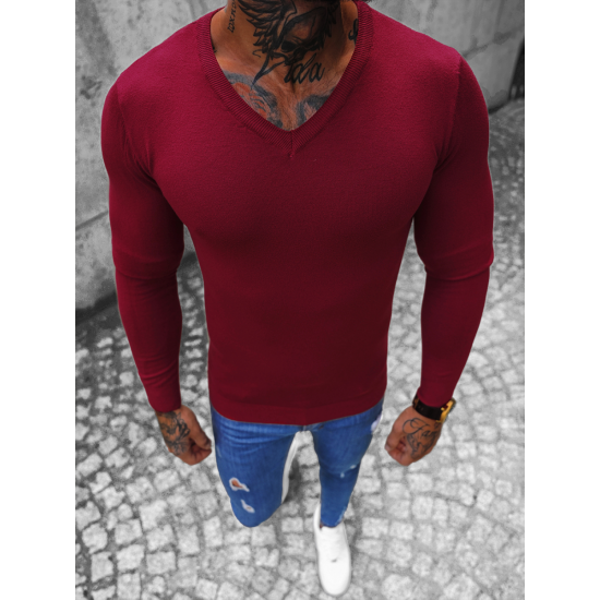 Sale Bordeaux men's sweater Gozil NB/MMB601/7 - For men Sale Bordeaux men's sweater Gozil NB/MMB601/7