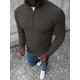 Makar Half Zip tumši pelēks džemperis NB/MM6007/3 - Vīriešiem Makar Half Zip tumši pelēks džemperis NB/MM6007/3