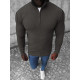 Makar Half Zip tumši pelēks džemperis NB/MM6007/3 - Vīriešiem Makar Half Zip tumši pelēks džemperis NB/MM6007/3