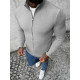 Men's gray Karim zip-up sweater NB/MM6004/2 - For men Men's gray Karim zip-up sweater NB/MM6004/2