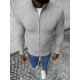 Men's gray Karim zip-up sweater NB/MM6004/2 - For men Men's gray Karim zip-up sweater NB/MM6004/2