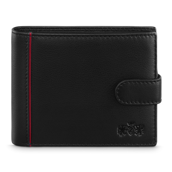 Melns ādas maks Rebel