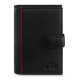 Pinigne leather black Gaser ZG-N4L-F16 - Accessories for men Pinigne leather black Gaser ZG-N4L-F16