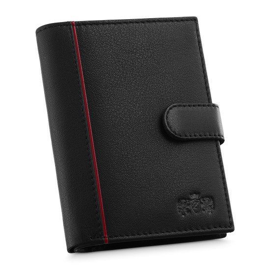 Pinigne leather black Gaser ZG-N4L-F16 - Accessories for men Pinigne leather black Gaser ZG-N4L-F16