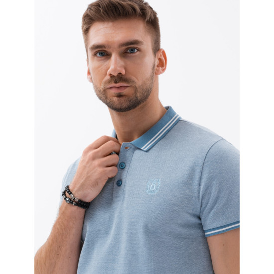 Polopaita sininen Poli V3 S1618 - T-paita Polopaita sininen Poli V3 S1618