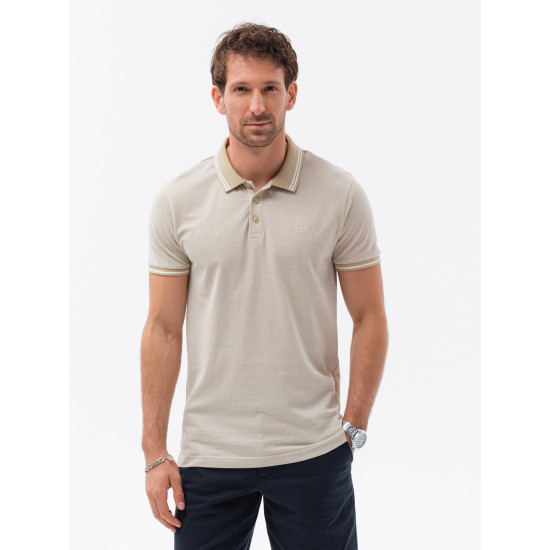 Polo krekls brūns Poli V4 S1618 - T-krekls Polo krekls brūns Poli V4 S1618