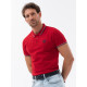 Sarkans polo krekls Karol V3 S1635 - T-krekls Sarkans polo krekls Karol V3 S1635