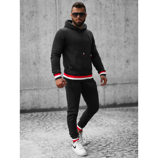 Juodas sportinis kostiumas Mover JS/8C60/3 - Akcija Juodas sportinis kostiumas Mover JS/8C60/3