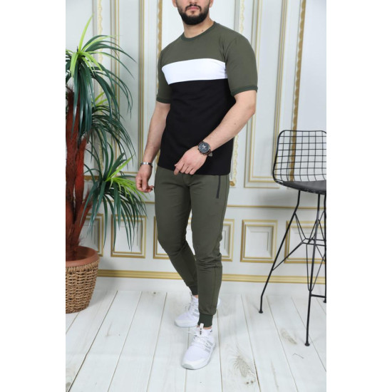 Sporta komplekts khaki Rader PK3011 - Vīriešiem Sporta komplekts khaki Rader PK3011 Premium