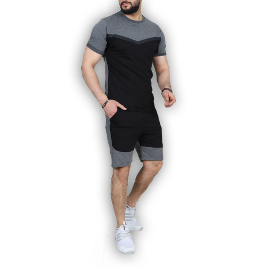Sporta komplekts tumši pelēks Moren PK3012 - Vīriešiem Sporta komplekts tumši pelēks Moren PK3012 Premium
