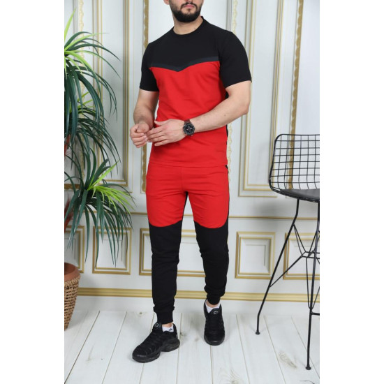 Sports suit black - red Karter PK3010 - For men Sports suit black - red Karter PK3010 Premium