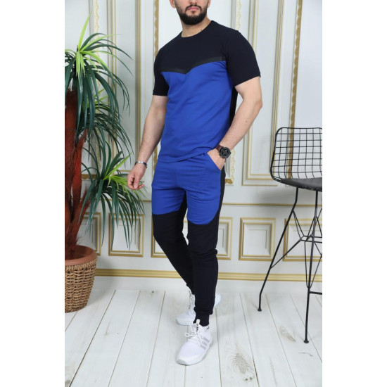 Sporta kostīms melns - zils Karter PK3010 - Vīriešiem Sporta kostīms melns - zils Karter PK3010 Premium