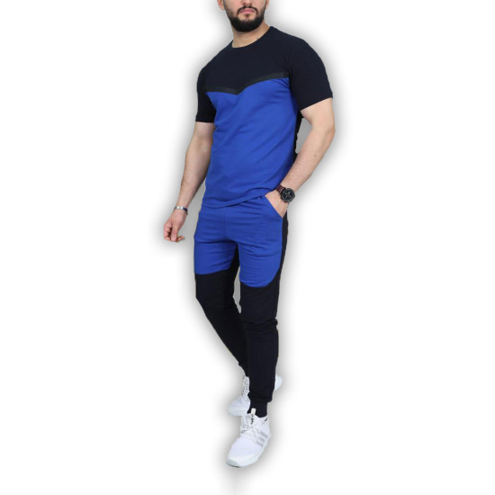 Sporta kostīms melns - zils Karter PK3010 - Vīriešiem Sporta kostīms melns - zils Karter PK3010 Premium