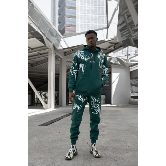 Men's green tracksuit Road Trip PK3018 - For men Men's green tracksuit Road Trip PK3018 Premium