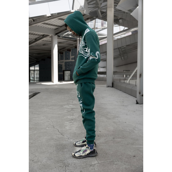 Men's green tracksuit Road Trip PK3018 - For men Men's green tracksuit Road Trip PK3018 Premium