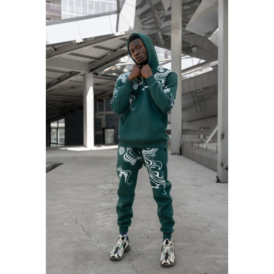 Men's green tracksuit Road Trip PK3018 - For men Men's green tracksuit Road Trip PK3018 Premium
