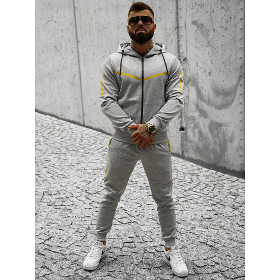 Pelēks vīriešu sporta komplekts Ronex JS/C8117 - Vīriešiem Pelēks vīriešu sporta komplekts Ronex JS/C8117