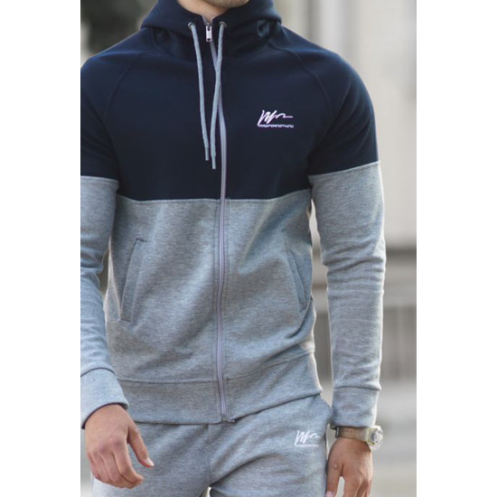 Men's blue-grey tracksuit Brent PK4987 - For men Men's blue-grey tracksuit Brent PK4987 Premium