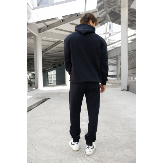 Melns komplekts ar kapuci vīriešiem Agero PK3024 Premium