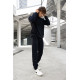 Black hooded set for men Agero