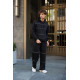 Black men's tracksuit Solo PK3017 - For men Black men's tracksuit Solo PK3017 Premium